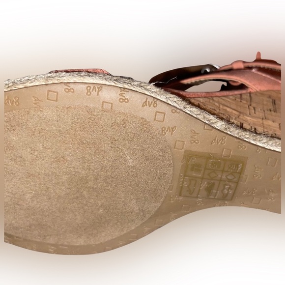 DV8 Pierra Strappy Wedge Peach Color, Size 7.5. New in Original Bag. - Picture 8 of 8